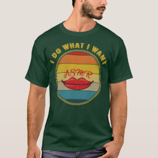I Do What I Want Asmr Lips Distressed T-Shirt