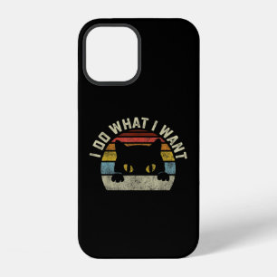 I Do What I Want Cat iPhone 12 Case