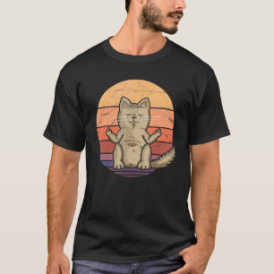 I Do What I Want Cat Middle Finger Retro T-Shirt