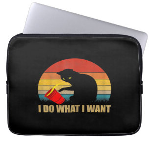 i do what i want cat t shirt ds4 laptop sleeve