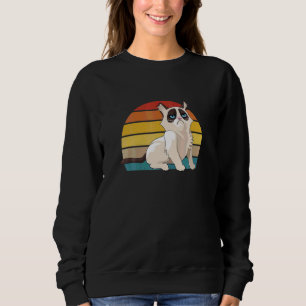 I Do What I Want Cat Vintage 70s Retro Cat Sweatshirt