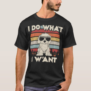 I do what I want funny Cavapoo Vintage Retro T-Shirt