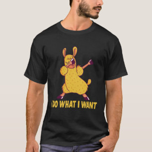 I DO WHAT I WANT Llama Milk Lama Saying T-Shirt
