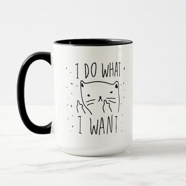 I do What I Want Mug Cool (Left)