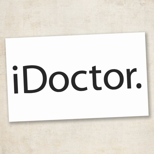 i Doctor (iDoctor) Rectangular Sticker (Creator Uploaded)