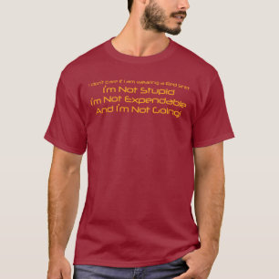 I don’t care if I am wearing a Red Shirt