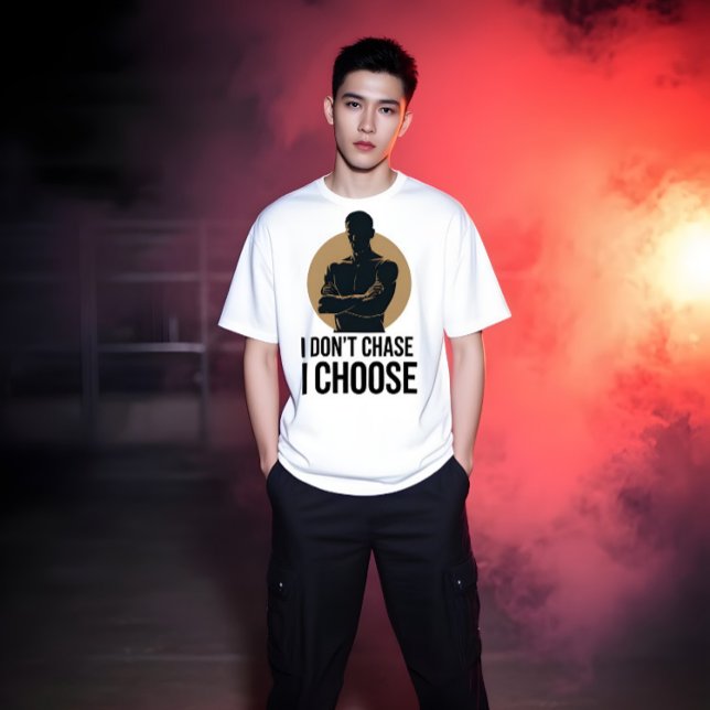 I Don’t Chase Minimalist Men’s T-Shirt (Creator Uploaded)