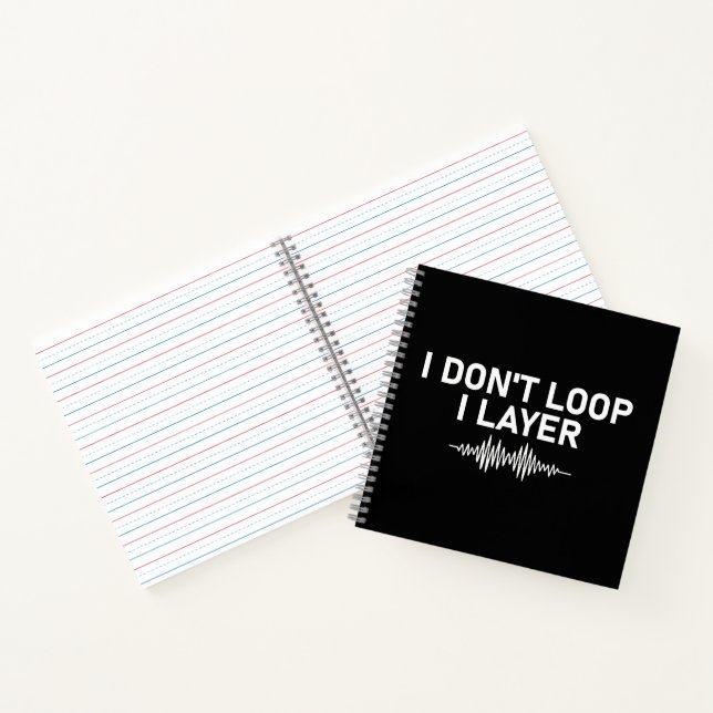 I Don’t Loop I Layer Minimal Music V2 Notebook (Inside)
