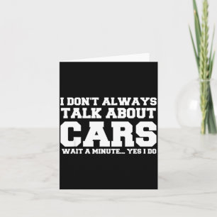 I Don't Always Talk About ... Car Detailing &amp;  Card