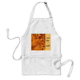 I don't Bake, I Grill! aprons Humour Good Times