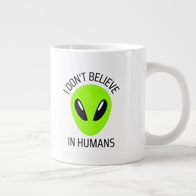 I Don't Believe in Humans    Coffee Mug (Right)
