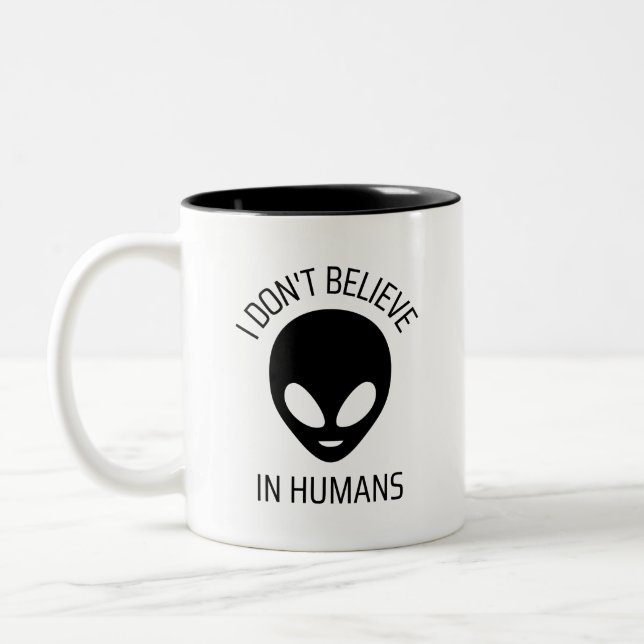 I Don't Believe in Humans     Coffee Mug (Left)