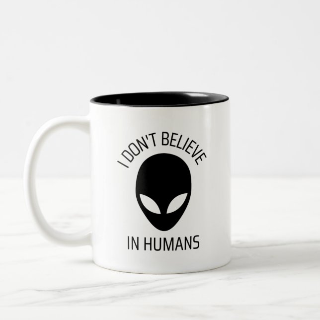 I Don't Believe in Humans   Coffee Mug (Left)