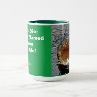 I Don't Bite Humans Named Sharon Mug