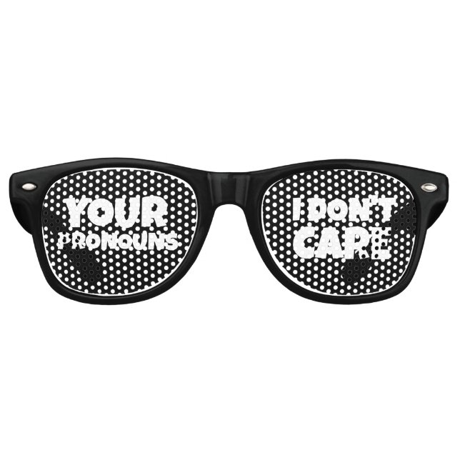 I DON'T CARE FUNNY FUNGLASSES Sunglasses (Front)