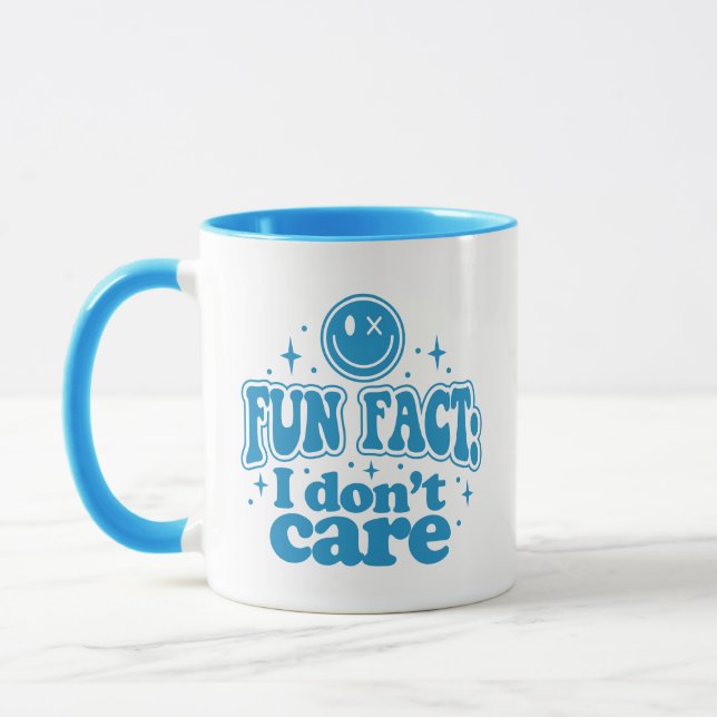 I Don't Care Funny Mug (Left)