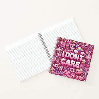 I don't care notebook