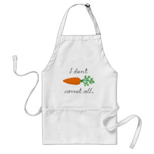 I Don't Carrot All Standard Apron