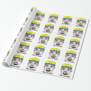 I don't do drugs! Male Version Wrapping Paper