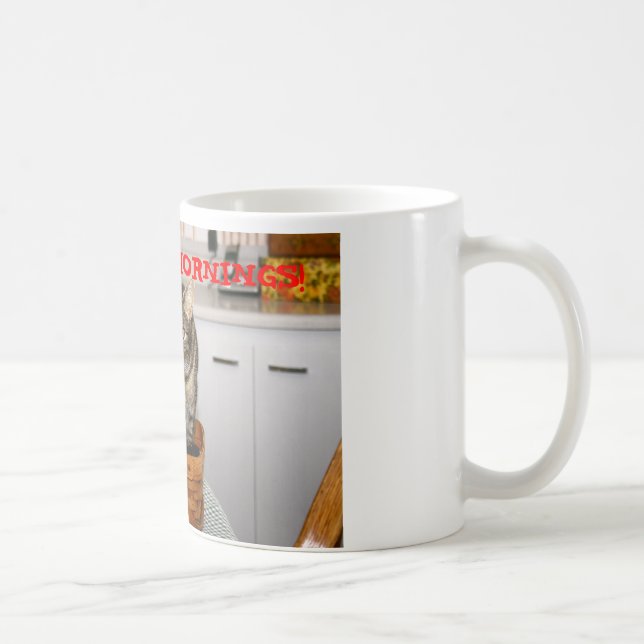 I Don't do MORNINGS! Coffee Mug (Right)