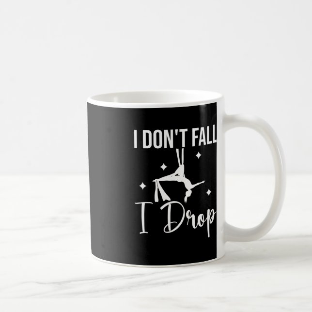 I Don't Fall I Drop Fall Thanksgiving Autumn Coffee Mug (Right)