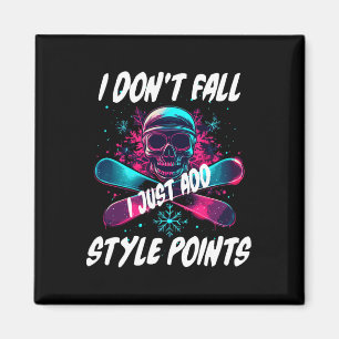 I Don't Fall Just Add Style Points Magnet