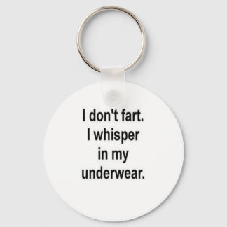 I don't fart key ring