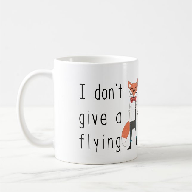 I Don't Give a Flying Fox Mug (Left)