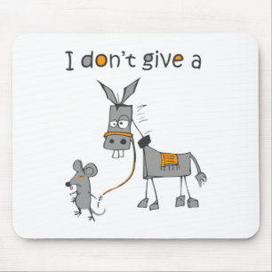 I Don't Give A Rat And Mouse Walking Funny Long Sl Pad