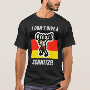 I Don't Give A Schnitzel Dabbing Oktoberfest Beer  T-Shirt