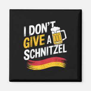 I Dont Give A Schnitzel German Beer Wurst Funny Magnet