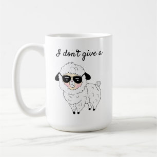 I don't give a ... Sheep Funny Sarcastic Humour Coffee Mug