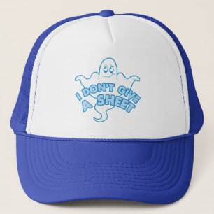 I don't Give A Sheet - Funny Ghost Quote Trucker Hat
