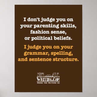 I Don't Judge. Poster
