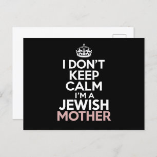 I Don't Keep Calm I'm A Jewish Mother Hanukkah  Postcard