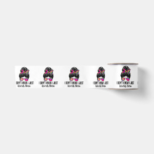 I Don't Know I Just Work Here Funny Sarcasm Quotes Satin Ribbon