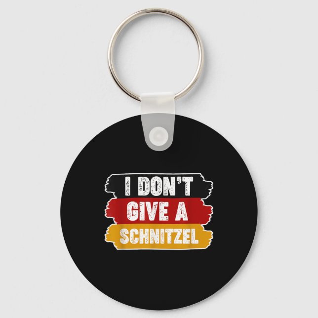 I Dont Know In German Language Germany Funny Germa Key Ring (Front)