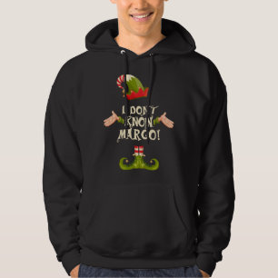 I Don't Know-Margo Elf Family Matching Christmas L Hoodie