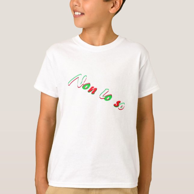 I Don't Know T-Shirt (Front)