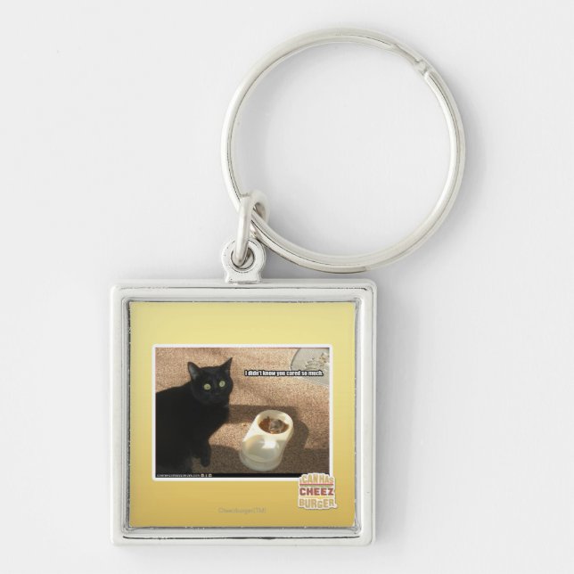 I don't know you cared key ring (Front)