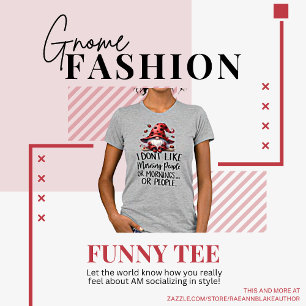 I Don't Like Morning People T-Shirt