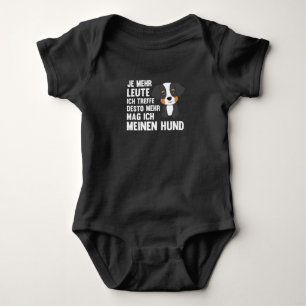 I Don't Like People, Just My Dog Baby Bodysuit