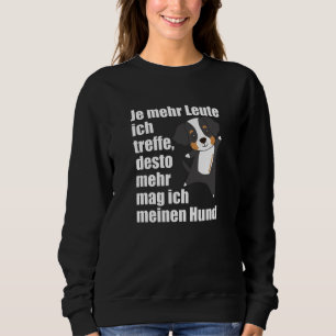 I Don't Like People, Just My Dog Sweatshirt