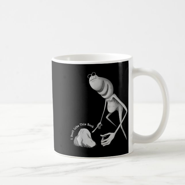 I Don't Like This Rock Funny Marcus The Worm Meme  Coffee Mug (Right)