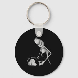I Don't Like This Rock Funny Marcus The Worm Meme Key Ring