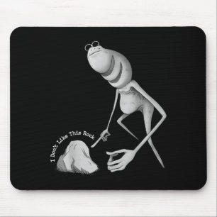 I Don't Like This Rock Funny Marcus The Worm Meme  Mouse Pad