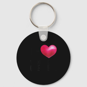 I don't love working overtime - funny coworker gag key ring