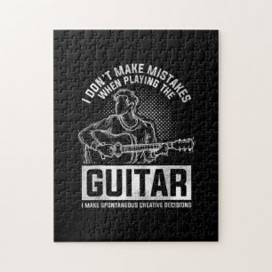 I Don't Make Mistakes When Playing The Guitar Jigsaw Puzzle