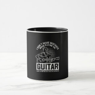 I Don't Make Mistakes When Playing The Guitar Mug
