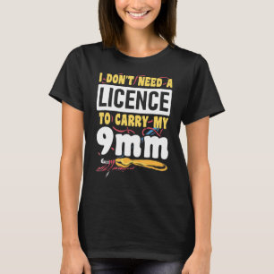 I Don't Need A License U2013 Knitting Quotes Knit T-Shirt